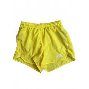 The North Face Bright Yellow Running Shorts‎  size XS